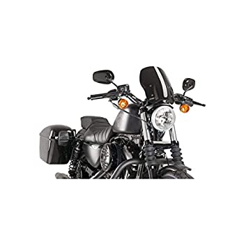 【中古】【輸入品・未使用】09???17?Harley xl883?N : Puigツーリングウインドスクリーン(ブラック)