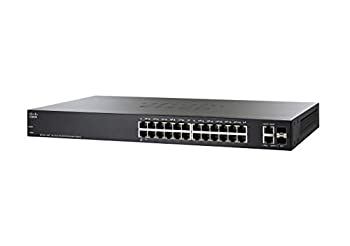 【中古】【インポート品・未当て嵌める】Cisco Refresh 空想科学小説220-24P Smart Switch with 24 Fast Ethernet Plus 2 Gigabit Ethernet (GbE) Uplink Plus 180W PoE (空想科学小説220-24P-K9-NA-RF) Rema