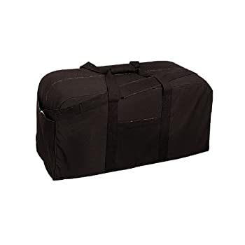 【中古】【輸入品・未使用】Rothco キャンバスジャンボカーゴバッグ ブラック