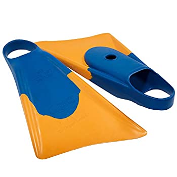【中古】【輸入品・未使用】(small%ｶﾝﾏ% Blue/Yellow) - Churchill Makapuu Swimfins