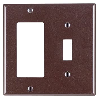 【中古】【輸入品・未使用】Leviton80405Rocker/Toggle Combination Wall Plate-BRN GFI/TOGL WALL PLATE (並行輸入品)|スカイマーケットプラス