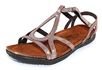 【中古】【輸入品・未使用】Naot レディース Dorith グラディエーターサンダル%ｶﾝﾏ% シルバースレッドレザー。%ｶﾝﾏ% 6 Narrow