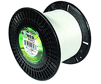 【中古】【インポート品・未当て嵌める】PowerPro Power Pro 21100653000W Braided Spectra Fibre Fishing Line%ｶﾝﾏ% 29kg/3000 ヤード%ｶﾝﾏ% White