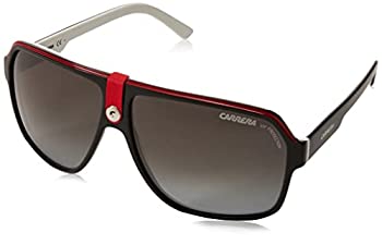 【中古】【輸入品・未使用】Carrera CA 33/S Black/Red/White 8V4 Aviator Sunglasses