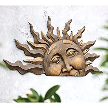 【中古】【インポート品・未当て嵌める】SPI介護ホーム33109半分だけSun Wall Plaque