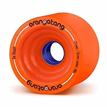 【中古】【輸入品・未使用】Orangatang In Heat Orange Wheels 75mm by Orangatang