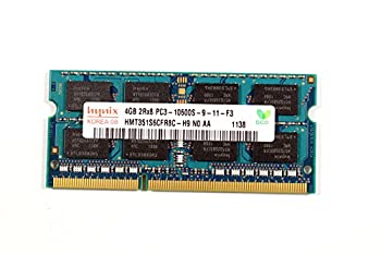 【中古】【輸入品・未使用】Hynix 4?GB pc3???10600?ddr3?1333?MHz ECC非対応アンバッファードcl9?204?- pin SODIMM hmt351s6cfr8?C-h9