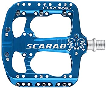 【中古】【インポート品・未当て嵌める】Chromag Scarab Platform Pedal Blue by Chromag