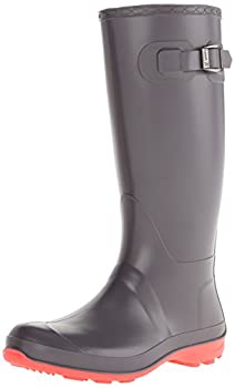 【中古】【輸入品・未使用】Kamik Women's Olivia-W Rain Boot%ｶﾝﾏ% Charcoal W Pink Bottom%ｶﾝﾏ% 6 M US 23,754円