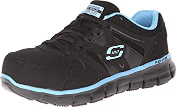 【中古】【輸入品・未使用】Skechers for Work Women's Synergy-sandlot Work Boot%ｶﾝﾏ% Black/Blue%ｶﾝﾏ% 9 M US