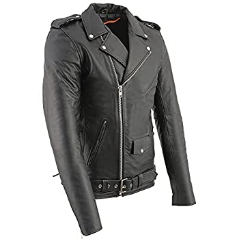 【中古】【輸入品・未使用】Milwaukeeメンズクラシックサイドレースオートバイジャケット XXX-Large-Tall ブラック SH1011-TALL-BLK-3X|スカイマーケットプラス