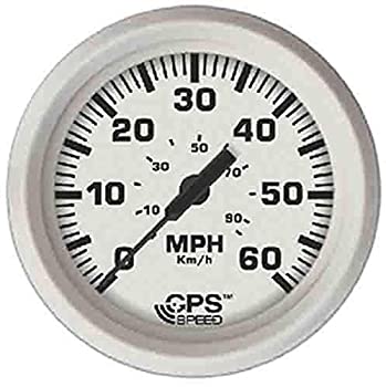 【中古】【輸入品・未使用】Faria Dress White 60 MPH GPS Speedometer by Faria