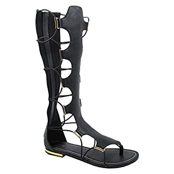 【中古】【インポート品・未当て嵌める】Yoki レディース US 大きさ: 9 B(M) US 色つや: 黒いこと