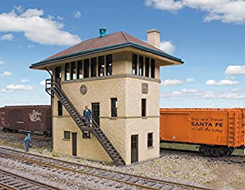 【中古】【輸入品・未使用】[ウォルサーズ]Walthers Cornerstone HO Scale ATSF Interlocking Tower Structure Kit 933-2983 [並行輸入品]