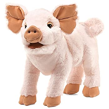 【中古】【輸入品・未使用】Hand Puppet - Folkmanis - Piglet New Animals Soft Doll Plush Toys 2949