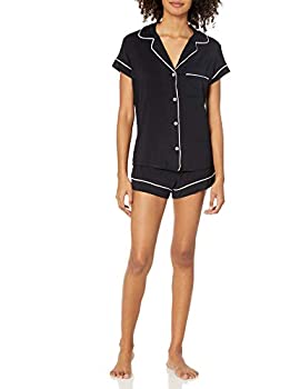 【中古】【輸入品・未使用】Eberjey レディース Gisele ショートパジャマセット US サイズ: Small カラー: ブラック