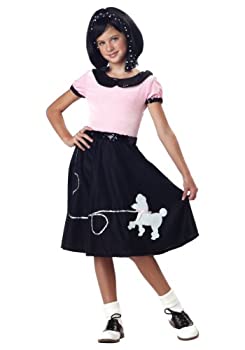 【中古】【輸入品・未使用】California Costume Collections CC00230-S 50s Hop W Poodle Skirt Child Costume Size Small|スカイマーケットプラス