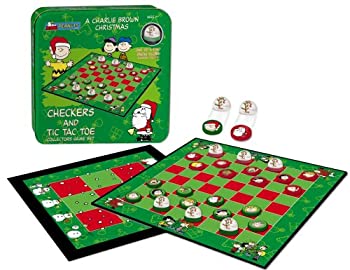 【中古】【輸入品・未使用】Checkers/Tic Tac Toe Tin Charlie Brown Christmas