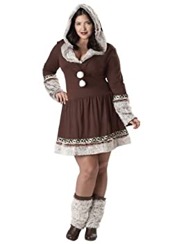 【中古】【輸入品・未使用】Eskimo Kiss Adult Plus Costume エスキモーキス大人用プラスコスチューム♪ハロウィン♪サイズ:2XL (16-18)|スカイマーケットプラス