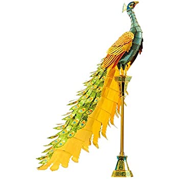 【中古】【輸入品・未使用】Fascinations ICONX Peacock 3D Metal Model Kit