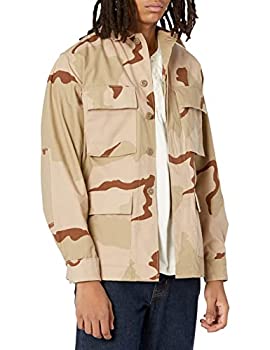 【中古】【インポート品・未当て嵌める】Propper Men\u0027s Bdu Coat - 100% Cotton%ｶﾝﾏ% 3-Color Desert%ｶﾝﾏ% Small Long