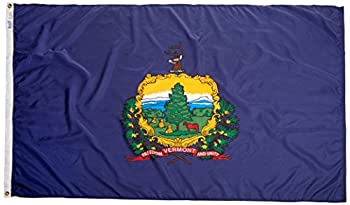 【中古】【輸入品・未使用】Annin Flagmakers 145470 4 ft. X 6 ft. Nyl-Glo Vermont Flag 26,657円
