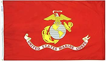 【中古】【輸入品・未使用】Annin Flagmakers 439007 4 ft. x 6 ft. Nylon-Glo Flag - U.S. Marine Corp｜スカイマーケットプラス