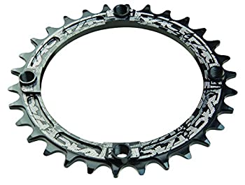 【中古】【輸入品・未使用】RACE FACE(レースフェイス) SINGLE RING NARROW/WIDE チェーンリング 104PCD/30T ブラック RRSNNW104X30BLK｜スカイマーケットプラス
