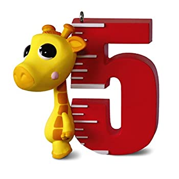 【中古】【輸入品・未使用】I Am 5。 子供の5年分のオーナメントミルストーン。