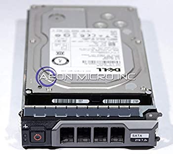 【中古】【輸入品・未使用】Dell - 2 TB 7200 RPM エンタープライズ SATA 3.5インチ ハードドライブ PowerEdge / PowerVaultシステム用 トレー付き メーカー部品番号 P/N: 2