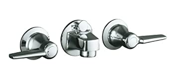 【中古】【インポート品・未当てはめる】Kohler k-8040???4?Aウォールマウントバスルーム水道の栓トリトン???フリーメタルポップアップ水抜きAss、 クローム K-8040-4A-CP 1