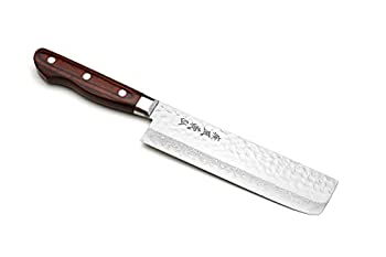 【中古】【輸入品・未使用】Yoshihiro VG-10 16層打ちダマスカス ステンレススチール 菜切り野菜ナイフ (6.5インチ(165mm)