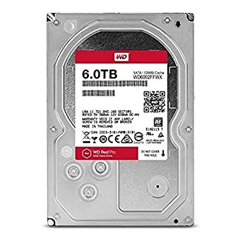 【中古】【輸入品・未使用】WD HDD 内蔵ハードディスク 3.5インチ 6TB WD Red Pro WD6002FFWX SATA3.0 7200rpm 128MB 5年保証