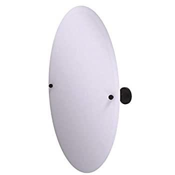 【中古】【輸入品・未使用】Shadwell Collection Frameless Oval Tilt Mirror with Beveled Edge - SL-91-ORB
