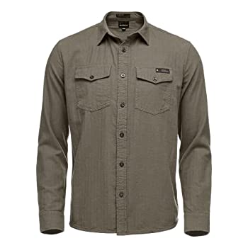 【中古】【インポート品・未当て嵌める】Black Diamond Sentinel LS 綿ネルプルオーバー メンズ X-Large 赤銅色
