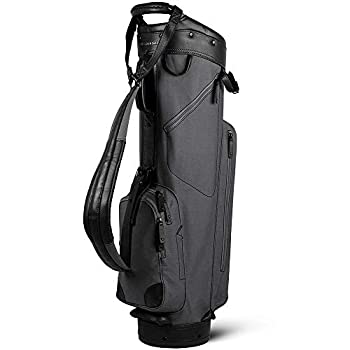 【中古】【インポート品・未当て嵌める】Sun Mountain ゴルフ 2019 帆布/レザーカートバッグ