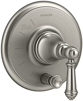 【中古】【輸入品・未使用】Kohler t72768???4-2bzアーティファクトrite-temp pressure-balancingバルブトリムwith押しボタン切替弁とレバーハンドル K-T72768-4-BN 1