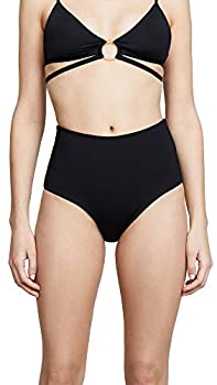 【中古】【輸入品・未使用】Lspaceレディースlsolids High Waist Bikini Bottom US サイズ: M カラー: ブラック|スカイマーケットプラス