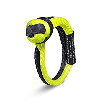 【中古】【輸入品・未使用】(23720kg Breaking Strength Blue & Yellow) - Gator-Jaw Pro Synthetic Soft Shackle (23720kg Breaking Strength) Blue & Yellow