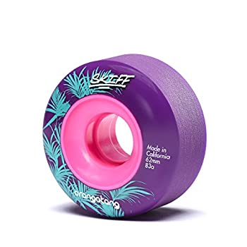 【中古】【輸入品・未使用】Orangatang Skiff Purple Longboard Wheels - 62mm 83a by Orangatang|スカイマーケットプラス
