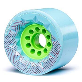 【中古】【輸入品・未使用】Orangatang カグマ 85 mm 77a ダウンヒル ロングボード スケートボード クルーズホイール (ブルー、4個セット)