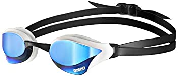 【中古】【インポート品・未当て嵌める】Arena Cobra Core Swim Goggles for Men and Women%ｶﾝﾏ% Blue-White%ｶﾝﾏ% Swipe Anit-Fog Mirror Lens (New) スイミングゴーグル-水泳