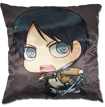 10720円 【セール】 10720円 人気TOP Pillow - Attack on Titan New SD Eren Square Cuddle Cushion Anime ge45070