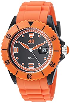 【中古】【輸入品・未使用】40?Nine Large 45?mm Orange Watch