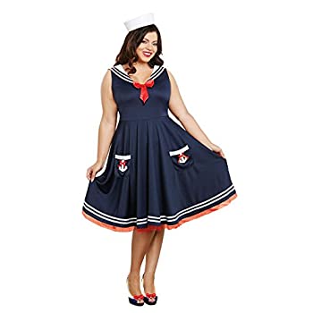 【中古】【輸入品・未使用】Dreamgirl(ドリームガール) ALL ABOARD セイラー オール・アボード 1X/2Xサイズ 10284X