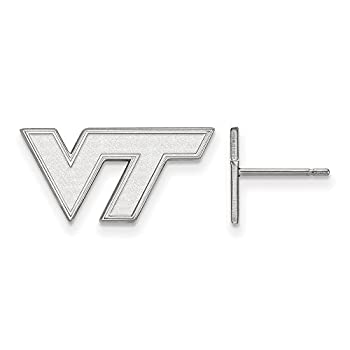 【中古】【輸入品・未使用】Virginia Tech Extra Small ( 3?/ 8インチ)ポストイヤリング(スターリングシルバー)