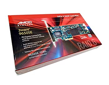 【中古】【輸入品・未使用】LSIロジック 3ware PCI Express対応 内部12ポート 3Gb/s SATA RAIDコントローラー 9650SE-12ML KIT