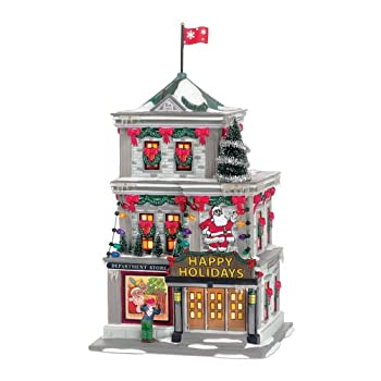 【中古】【輸入品・未使用】Department 56 Christmas Story Village Happy Holiday Department Store