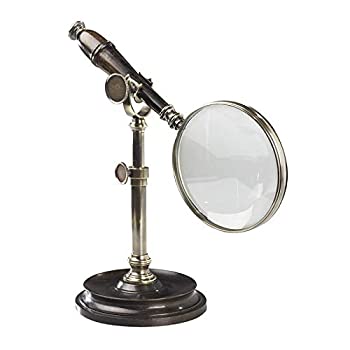 【中古】【インポート品・未当て嵌める】AC099E Magnifying Glass インチ Bronzed with Stand 拡大鏡 Authentic Models社【並行輸入】