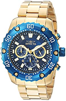 【中古】【輸入品・未使用】Invicta Men 's ' Pro Diver ' QuartzステンレススチールCasual Watch %ｶﾝﾏ% Color : gold-toned (モデル: 22518?)